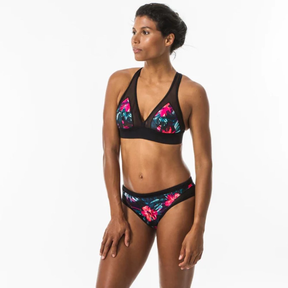 New, Olaian two-piece suit. XS bottoms D Top